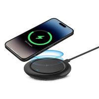 Ksix BXCQI1501N mobile device charger Universal White USB Wireless charging Fast charging Indoor