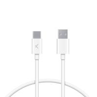 Ksix BXCUC03BL USB cable USB 2.0 1 m USB A USB C White