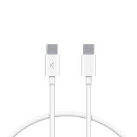 Ksix BXCUC03SBL USB cable USB 3.2 Gen 1 (3.1 Gen 1) 1 m USB C White