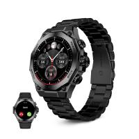 Ksix Titanium 3.63 cm (1.43'') AMOLED 55 mm Digital 466 x 466 pixels Touchscreen Black, Titanium