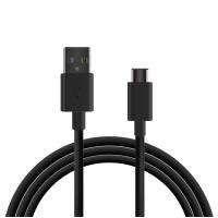 Ksix USB-A to USB-C 12 W charge and data cable, 1 m, Black