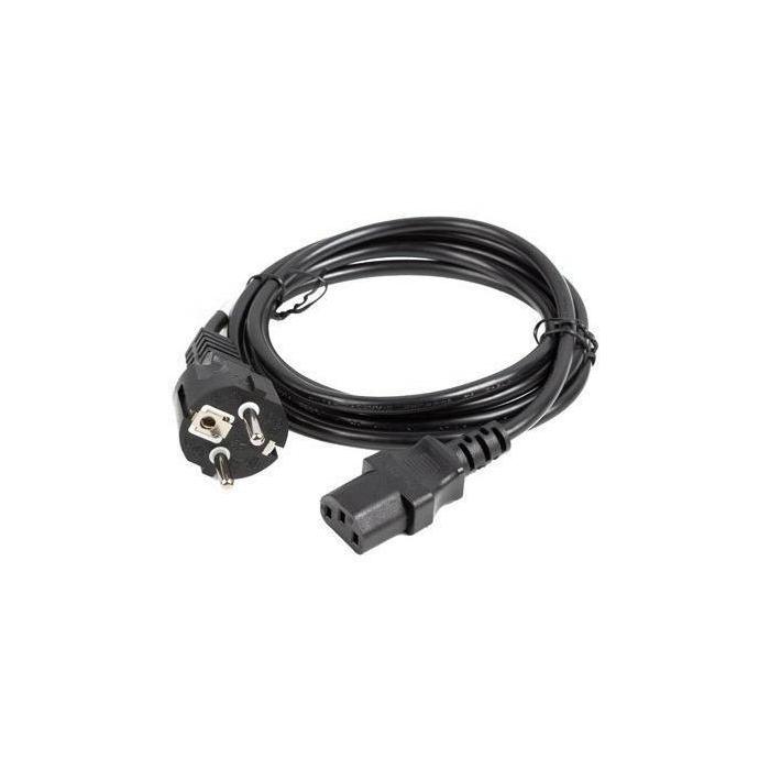 Lanberg CA-C13C-14CC-0018-BK power cable Black 1.8 m C13 coupler CEE7/7 — image 2 of 3