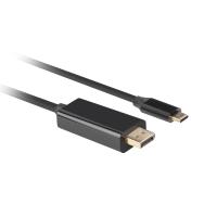 Lanberg CA-CMDP-10CU-0005-BK video cable adapter 0.5 m USB Type-C DisplayPort Black, view image 3 of 3