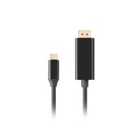 Lanberg CA-CMDP-10CU-0005-BK video cable adapter 0.5 m USB Type-C DisplayPort Black, view image 2 of 3