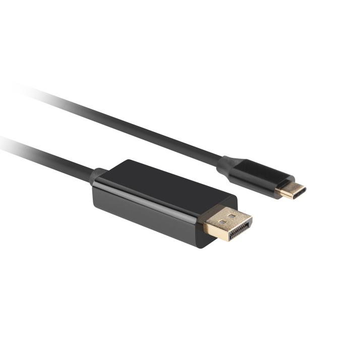 Lanberg CA-CMDP-10CU-0018-BK video cable adapter 1.8 m USB Type-C DisplayPort Black — image 3 of 3