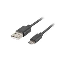 Lanberg CA-USBM-20CU-0018-BK USB cable USB 2.0 1.8 m Micro-USB A USB C Black