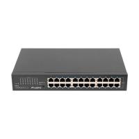 Lanberg RSGE-24 network switch Unmanaged Gigabit Ethernet (10/100/1000) 1U Black