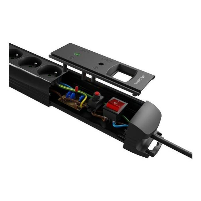 Lanberg SP1-05F-0500-BK power extension 5 m 5 AC outlet(s) Indoor Black — image 4 of 7
