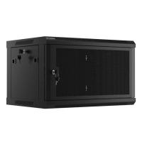 Lanberg WF01-6406-23B rack cabinet 6U Wall mounted rack Black