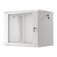 Lanberg WF01-6409-10S rack cabinet 9U Wall mounted rack Grey, view image 9 of 9