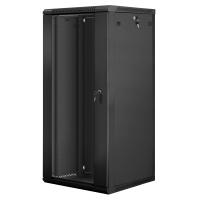 Lanberg WF01-6627-10B rack cabinet 27U Wall mounted rack Black