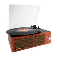 Lauson XN092 audio turntable Black, Oak