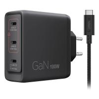 Lenovo G0A6100BEU mobile device charger Universal Black AC Fast charging Indoor, view image 10 of 16