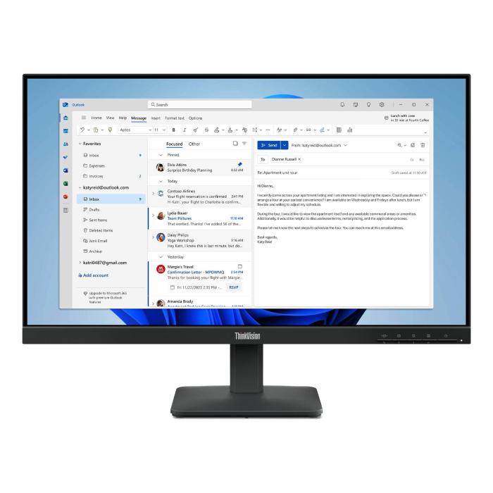 Lenovo ThinkVision S24-4e Monitor — image 9 of 16