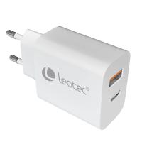 Leotec LECSPH30W2W mobile device charger Universal White AC Indoor, view image 4 of 8