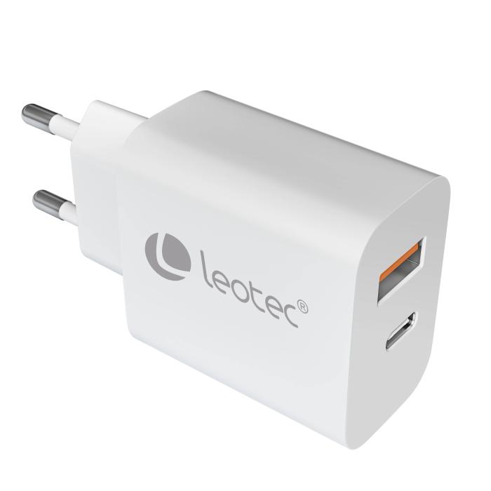 Leotec LECSPH30W2W mobile device charger Universal White AC Indoor — image 4 of 8