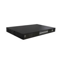 LevelOne GEP-2021 network switch Unmanaged Gigabit Ethernet (10/100/1000) Power over Ethernet (PoE) 1U Black
