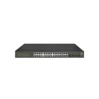LevelOne Hilbert 28-Port Gigabit PoE Smart Lite Switch, 24 PoE Outputs, 4 x Gigabit SFP/RJ45 Combo, 802.3at/af PoE, 380W PoE Power Budget