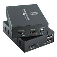 LevelOne HVE-8111 AV extender AV transmitter & receiver Black