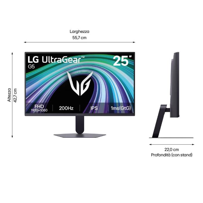 LG 25G523B-B computer monitor 62 cm (24.4'') 1920 x 1080 pixels Full HD LCD Black — image 15 of 16