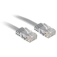 Lindy 1m Cat.6 U/UTP Flat Network Cable, Grey