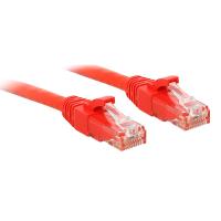 Lindy 1m Cat.6 U/UTP Network Cable, Red