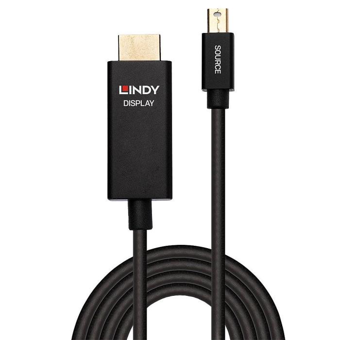 Lindy 3m Active Mini DisplayPort to HDMI Cable with HDR — image 2 of 2
