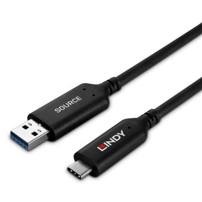 Lindy 50m USB 3.2 Gen 1 Type A to C Fibre Optic Hybrid Cable — image 8 of 10
