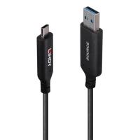 Lindy 50m USB 3.2 Gen 1 Type A to C Fibre Optic Hybrid Cable, view image 6 of 10