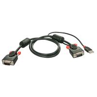 Lindy KVM system cable KVM Switch Combo Series USB 1m