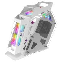 Mars Gaming MC61 White Micro-ATX Compact Gaming PC Case 4xFan 12cm ARGB Chroma