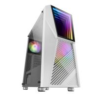 Mars Gaming MC777, ATX Computer Case, ARGB Lighting, White