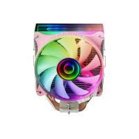 Mars Gaming MCPU-VR Pink CPU Heatsink Dual Infinity Mirror ARGB 4 HCT Heatpipes 180W TDP Ultra-quiet PWM 12cm Fan