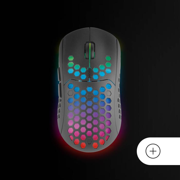 Mars Gaming MCPWXPT keyboard Mouse included RF Wireless + USB QWERTY Portuguese Black — image 13 of 34