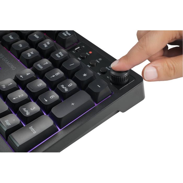 Mars Gaming MCPWXPT keyboard Mouse included RF Wireless + USB QWERTY Portuguese Black — image 3 of 34