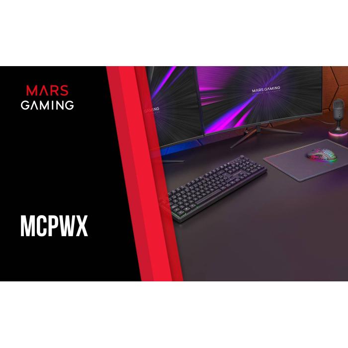 Mars Gaming MCPWXPT keyboard Mouse included RF Wireless + USB QWERTY Portuguese Black — image 10 of 34