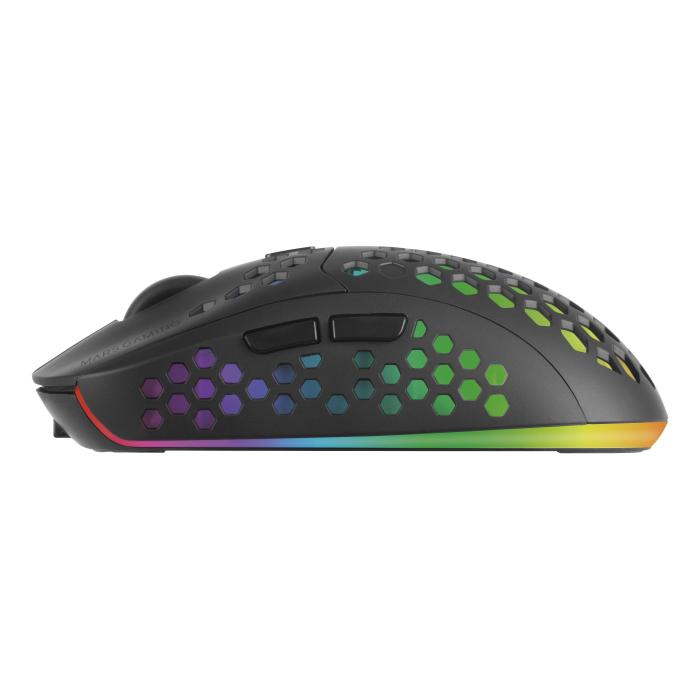 Mars Gaming MCPWXPT keyboard Mouse included RF Wireless + USB QWERTY Portuguese Black — image 23 of 34