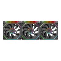 Mars Gaming MF-LINKFINITYKIT2 Computer case Air cooler 12 cm Black 3 pc(s)