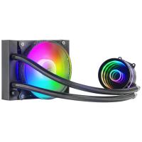 Mars Gaming ML-ONE120 Black Liquid CPU Cooler TDP 200W Infinity Mirror FRGB Silent Fan Universal Multisocket