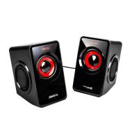 Mars Gaming MS1 loudspeaker Black, Red Wired 10 W