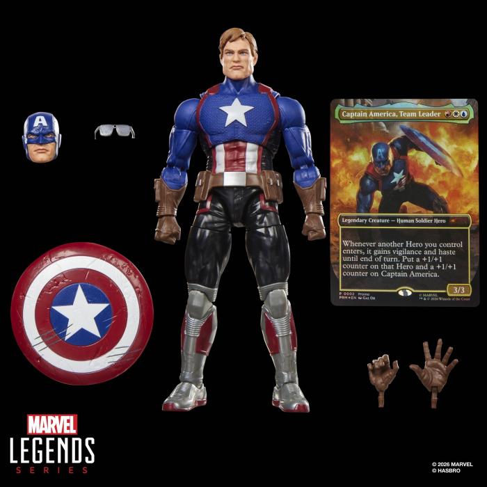 Marvel Legends Series Super Heroes Magic The Gathering Captain America (Avengers Twilight) — image 3 of 16