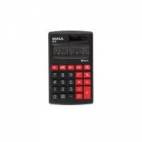 MAUL M 12 calculator Pocket Display Black, Red