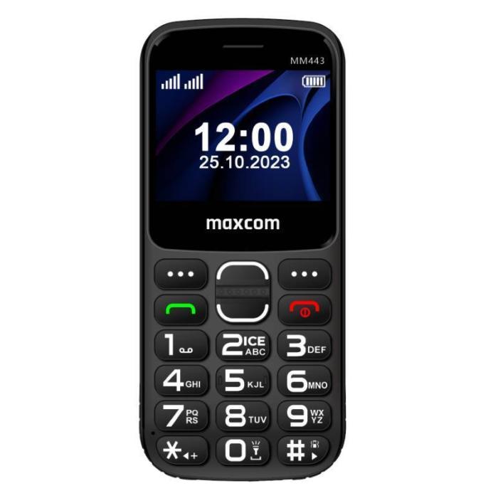 MaxCom Comfort MM443 4G 5.87 cm (2.31'') 110 g Black Feature phone — image 4 of 5