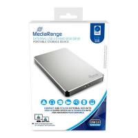 MediaRange MR997 external hard drive 2 TB 5400 RPM 2.5'' Micro-USB B 3.2 Gen 1 (3.1 Gen 1) Silver