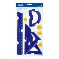 Milan Flex & Resistant Acid ruler set 4 pc(s)