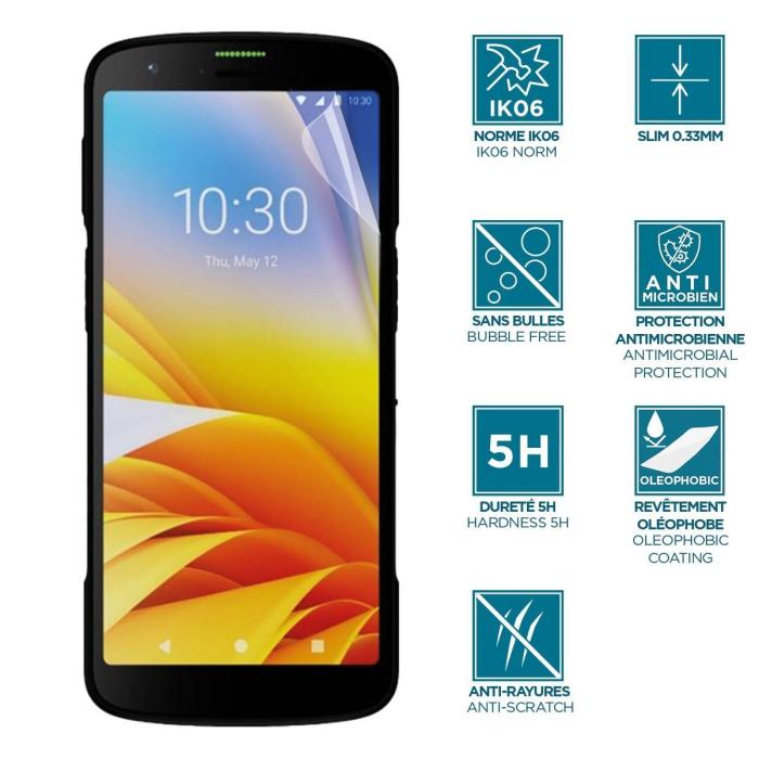 Mobilis 036302 mobile phone screen/back protector Clear screen protector Zebra 1 pc(s) — image 2 of 3