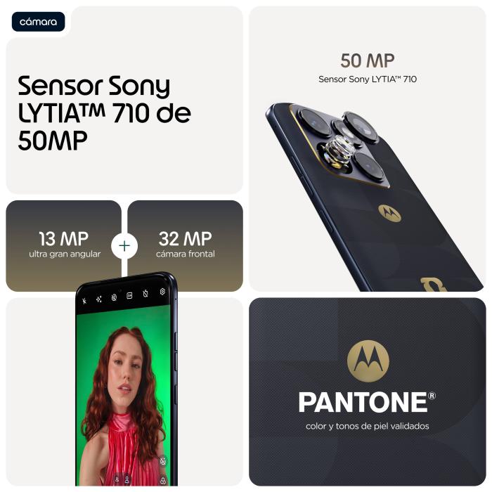 Motorola edge 70 fusion FIFA Edition 17.2 cm (6.78'') Dual SIM Android 16.0 5G USB Type-C 8 GB 256 GB 5200 mAh Black — image 6 of 24
