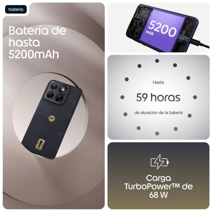 Motorola edge 70 fusion FIFA Edition 17.2 cm (6.78'') Dual SIM Android 16.0 5G USB Type-C 8 GB 256 GB 5200 mAh Black — image 9 of 24