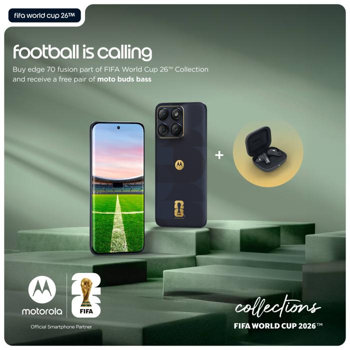 Motorola edge 70 fusion FIFA Edition 17.2 cm (6.78'') Dual SIM Android 16.0 5G USB Type-C 8 GB 256 GB 5200 mAh Black — image 12 of 24