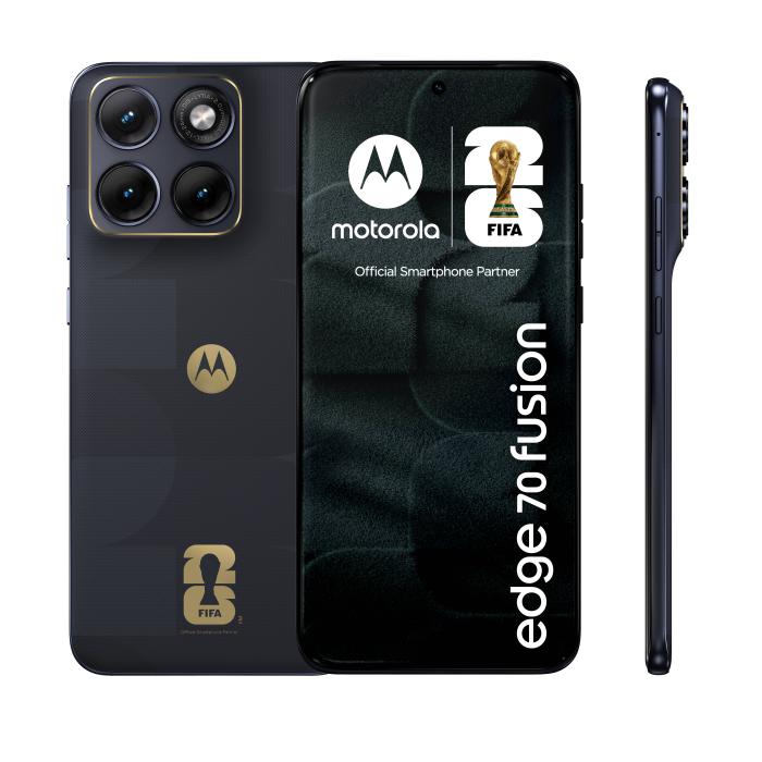 Motorola edge 70 fusion FIFA Edition 17.2 cm (6.78'') Dual SIM Android 16.0 5G USB Type-C 8 GB 256 GB 5200 mAh Black — image 14 of 24